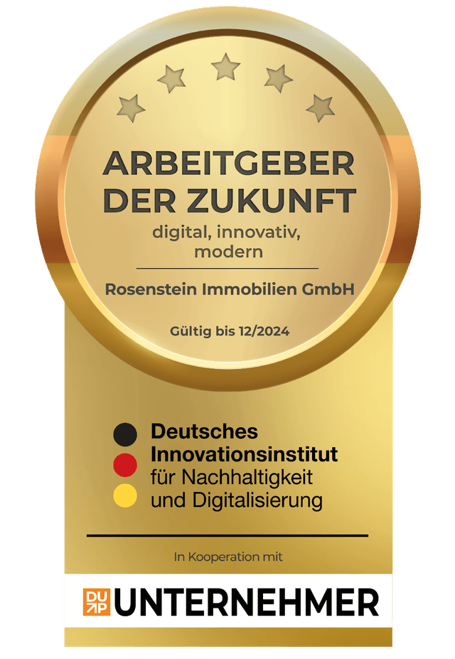 ADZ-Siegel — Arbeitgeber der Zukunft — Rosenstein Immobilien GmbH
