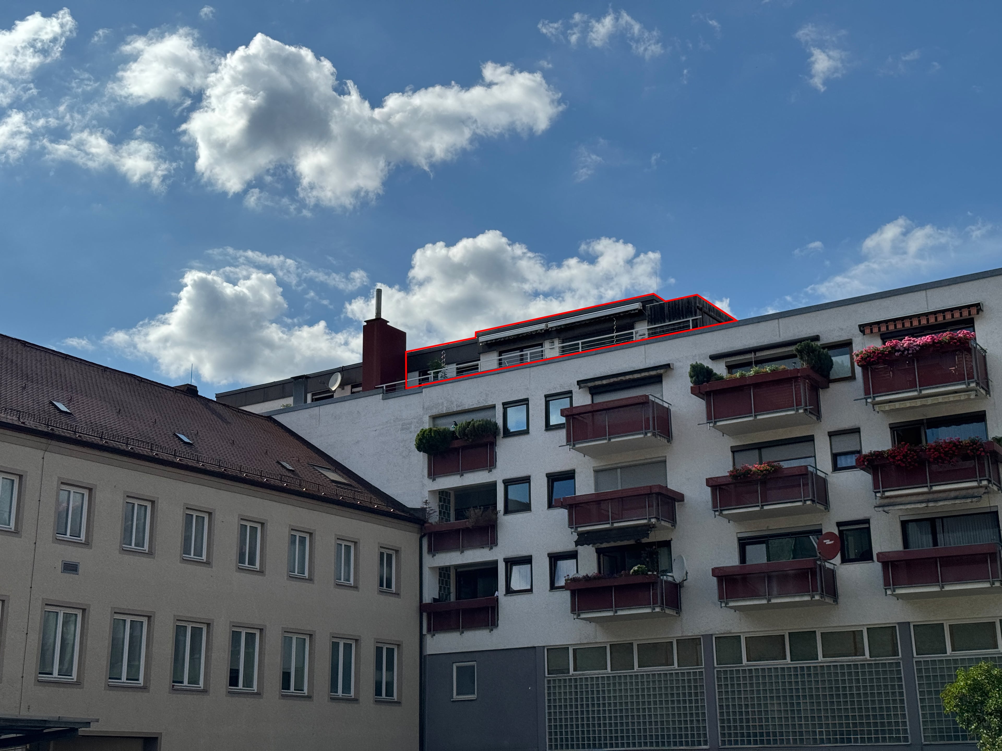 Schöne Penthouse-Wohnung, Stuttgart Nähe Marienplatz +++ OHNE KÄUFERPROVISION